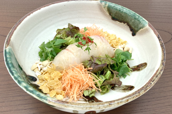 鯛刺身中華風サラダ